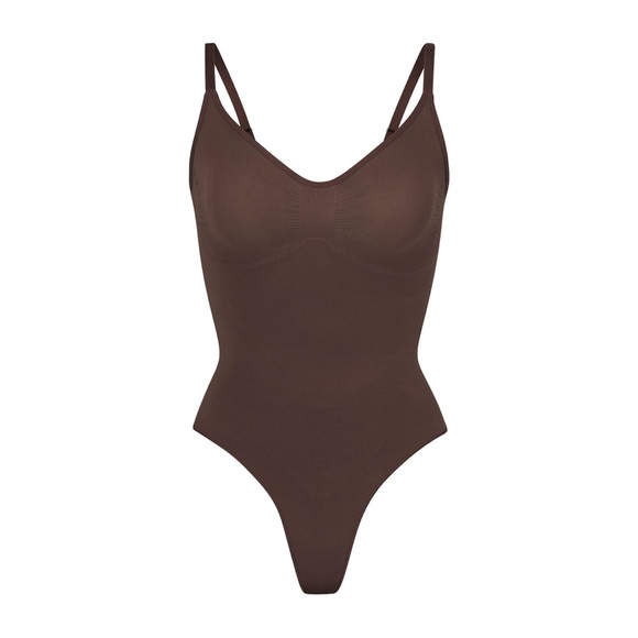 SKIMS Cocoa Shapewear Bodysuit NWOT - Picture 3 of 5